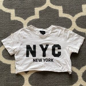 Cropped NYC shirt